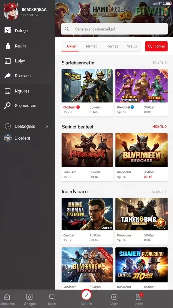 Pratinjau antarmuka biwin — aplikasi APK resmi Android v2.5.6